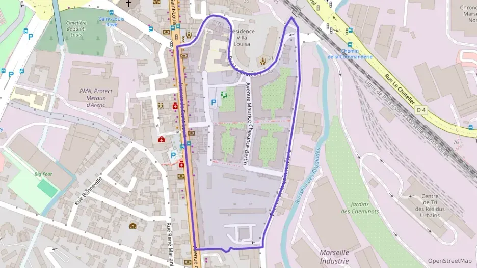 Appartement 30 m² une piece à vendre à Marseille 15e Arrondissement