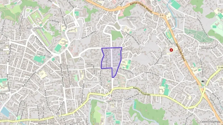 Appartement 64 m² trois pièces à vendre à Marseille 12e Arrondissement