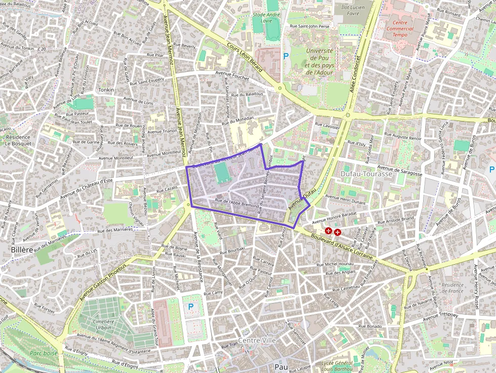 Appartement 72 m² trois pièces à vendre à Pau