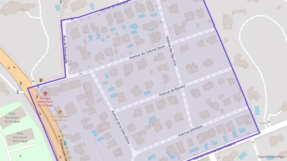 Appartement 43 m² deux pieces à vendre à Marseille 8e Arrondissement