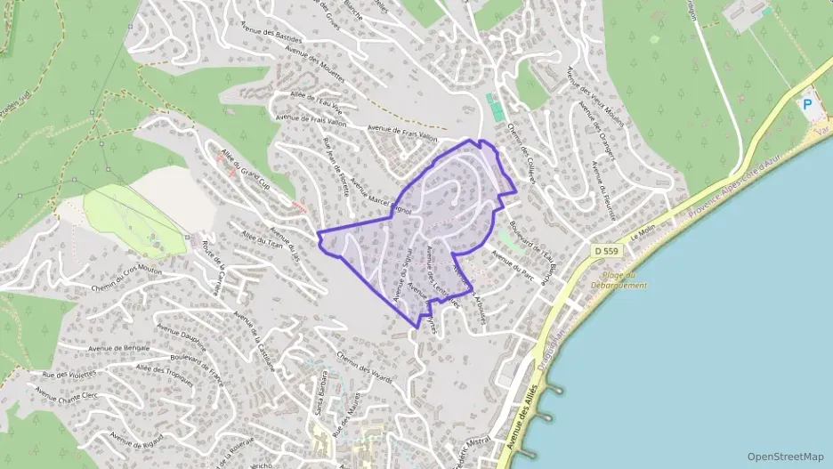 Appartement 45 m² deux pieces à vendre à Cavalaire-sur-Mer