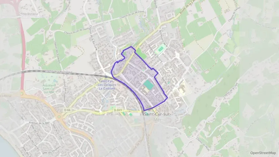 Appartement 60 m² deux pieces à vendre à Saint-Cyr-sur-Mer Appartement 60 m² deux pieces à vendre à Saint-Cyr-sur-Mer