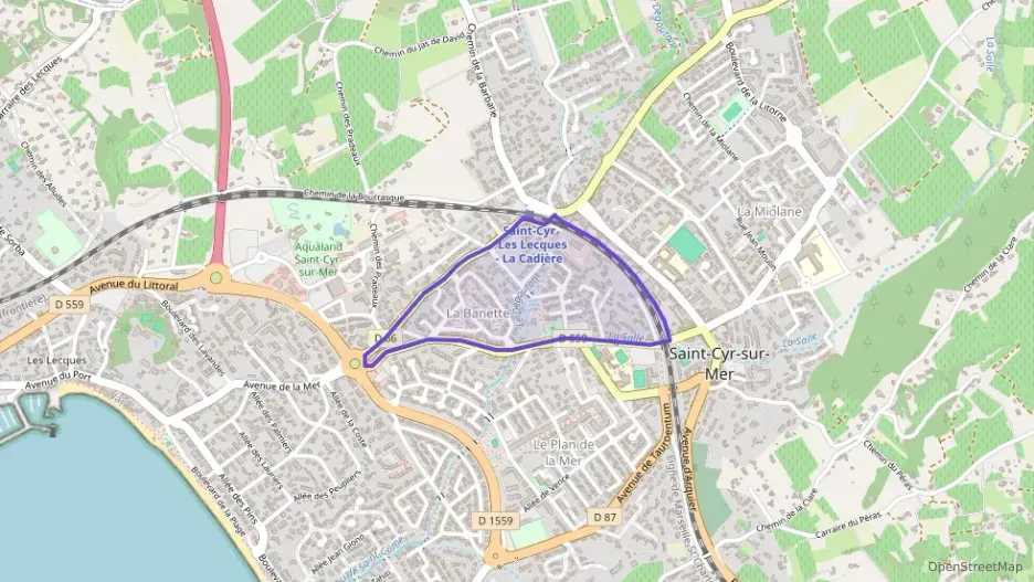 Appartement 80 m² trois pièces à vendre à Saint-Cyr-sur-Mer Appartement 80 m² trois pièces à vendre à Saint-Cyr-sur-Mer