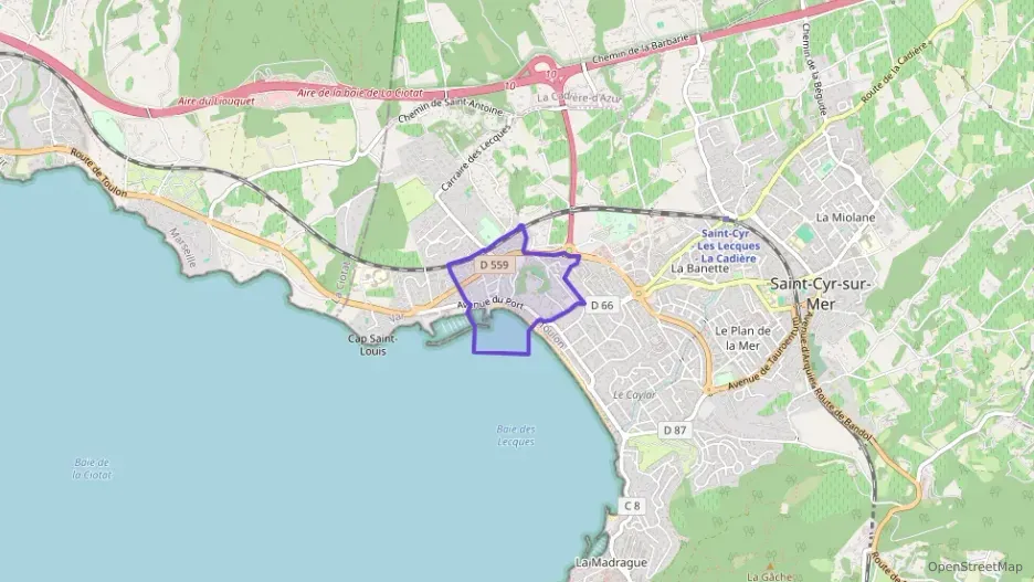 Appartement 36 m² deux pieces à vendre à Saint-Cyr-sur-Mer