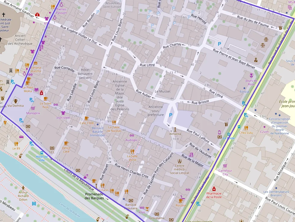 Appartement 53 m² deux pieces à vendre à Narbonne