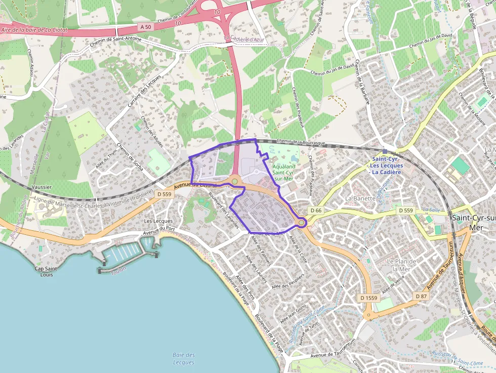 Appartement 63 m² trois pièces à vendre à Saint-Cyr-sur-Mer