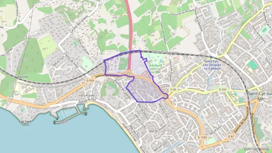 Appartement 63 m² trois pièces à vendre à Saint-Cyr-sur-Mer Appartement 63 m² trois pièces à vendre à Saint-Cyr-sur-Mer