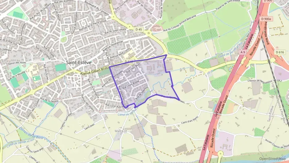 Appartement 48 m² deux pieces à vendre à Saint-Estève