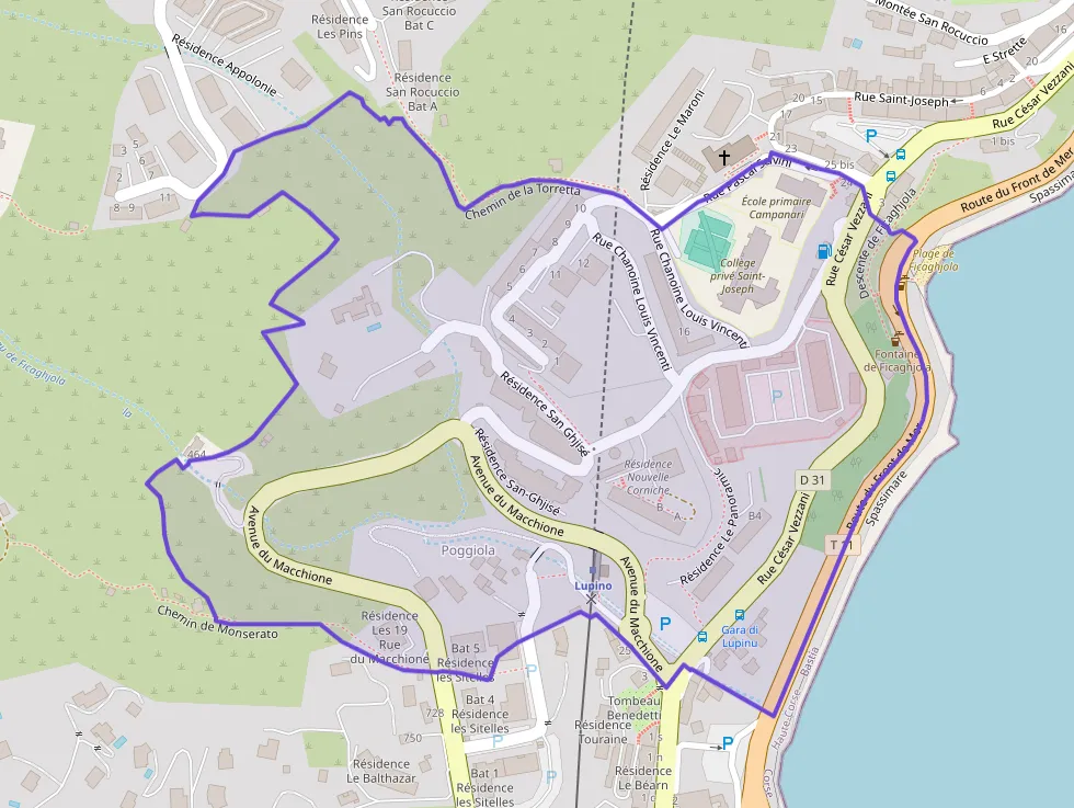 Appartement de deux pièces 39 m² à vendre à Bastia Appartement de deux pièces 39 m² à vendre à Bastia