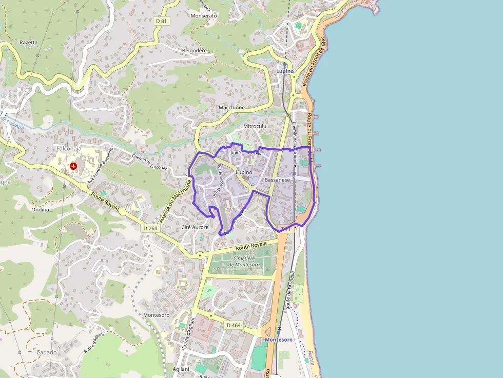 Appartement 67 m² trois pièces à vendre à Bastia