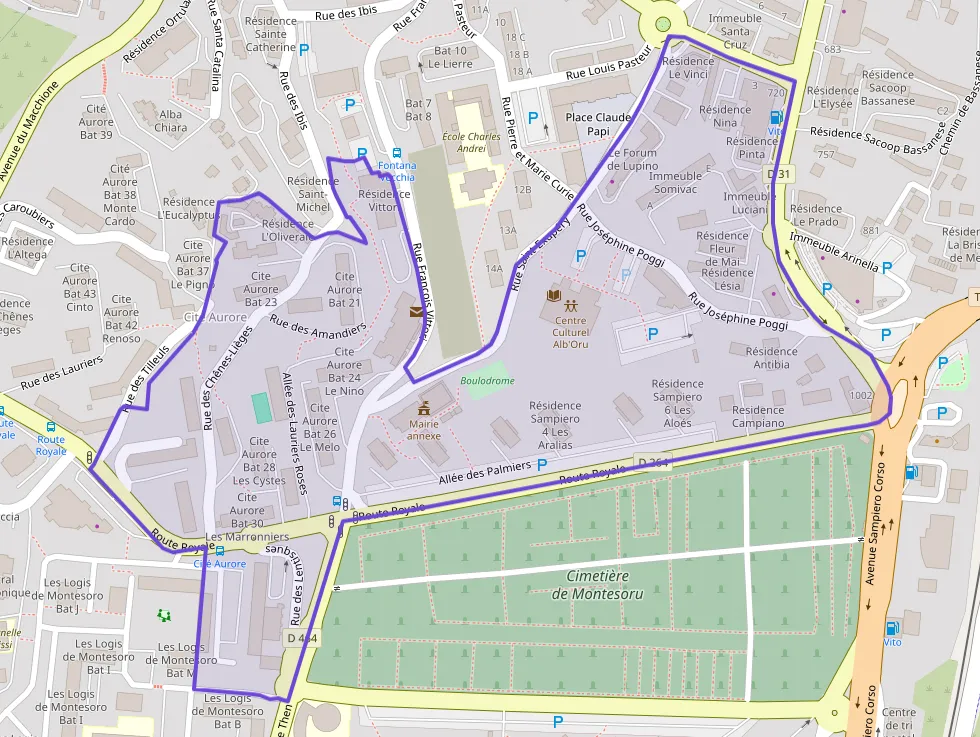 Appartement 77 m² trois pièces à vendre à Bastia