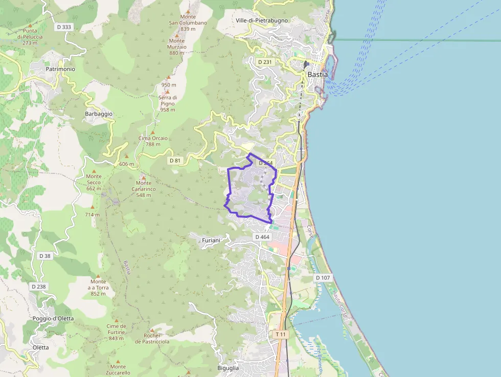 Appartement 73 m² quatre pièces à vendre à Bastia