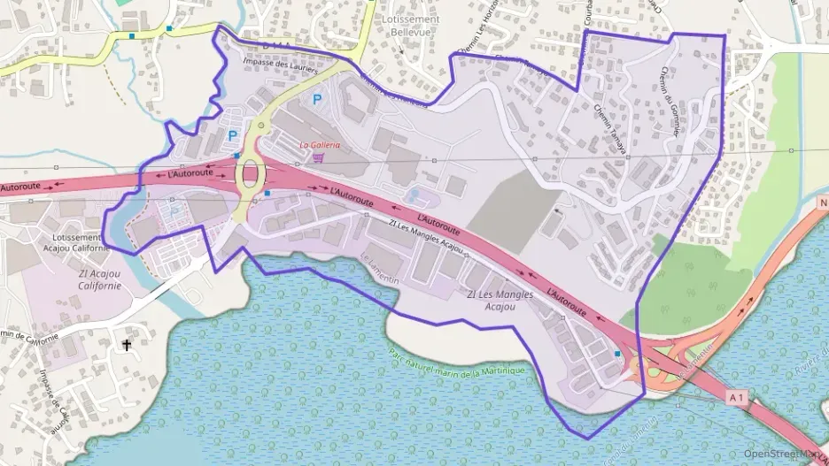 Appartement 50 m² deux pieces à vendre à Le Lamentin Appartement 50 m² deux pieces à vendre à Le Lamentin