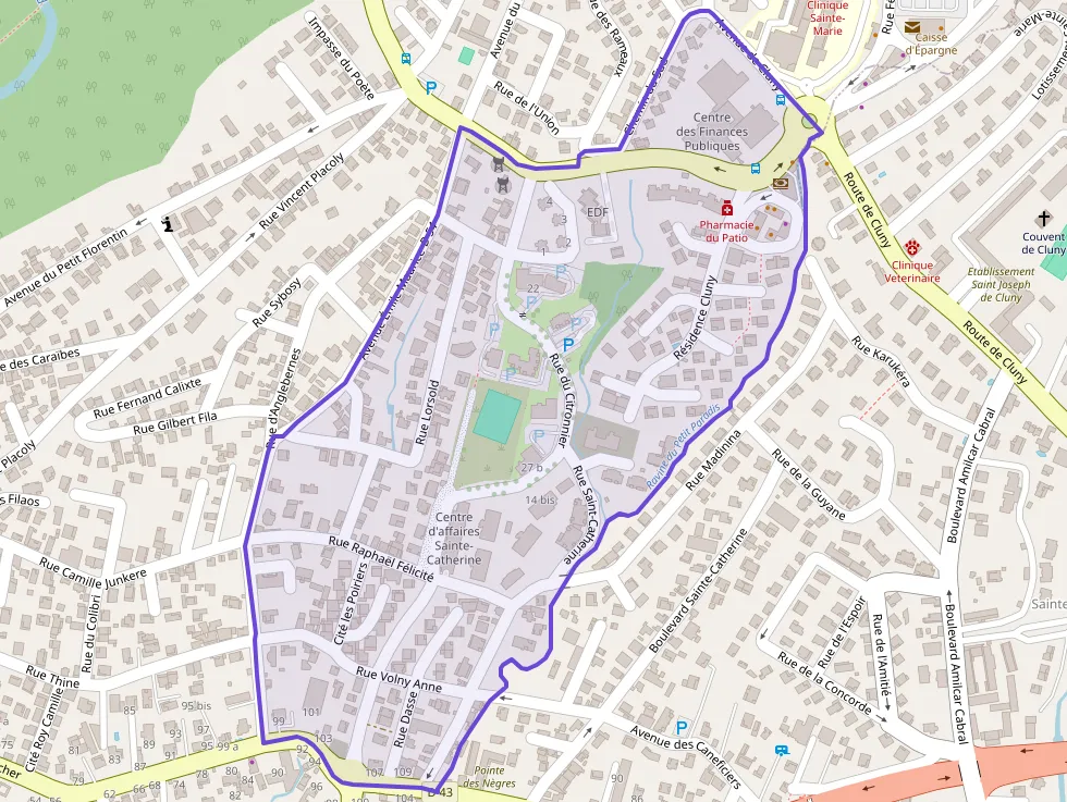 Appartement 68 m² trois pièces à vendre à Schœlcher