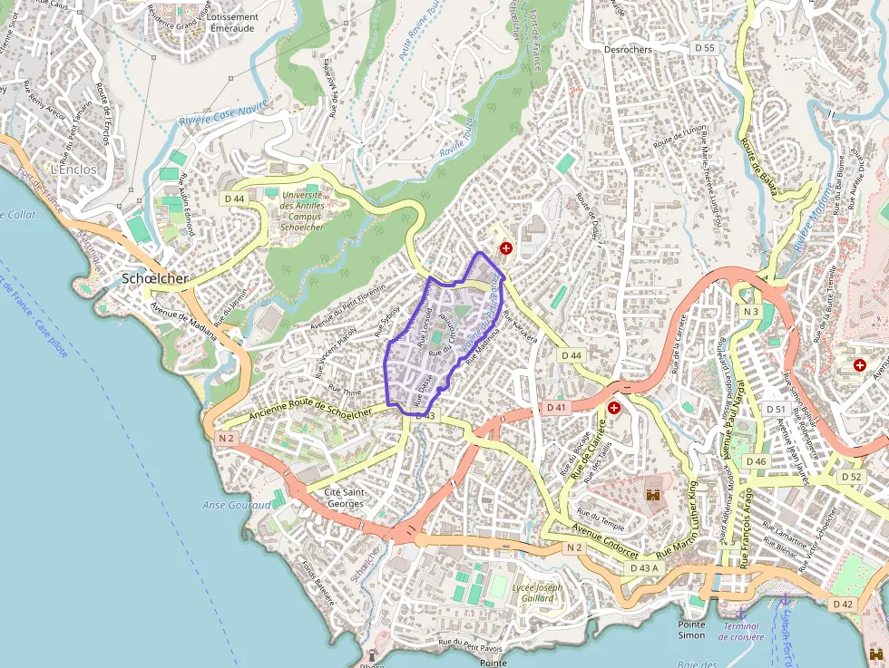 Appartement 68 m² trois pièces à vendre à Schœlcher