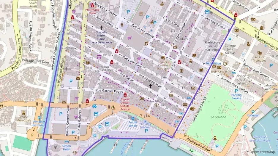 Appartement 20 m² une piece à vendre à Fort-de-France Appartement 20 m² une piece à vendre à Fort-de-France