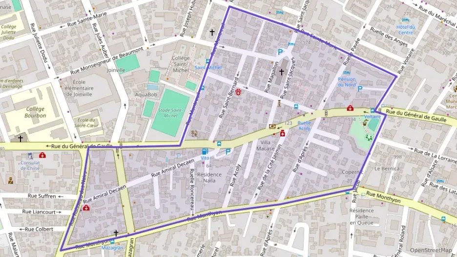 Appartement 60 m² trois pièces à vendre à Saint-Denis