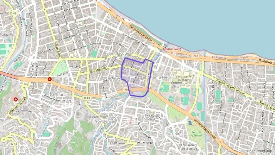 Appartement 55 m² trois pièces à vendre à Saint-Denis