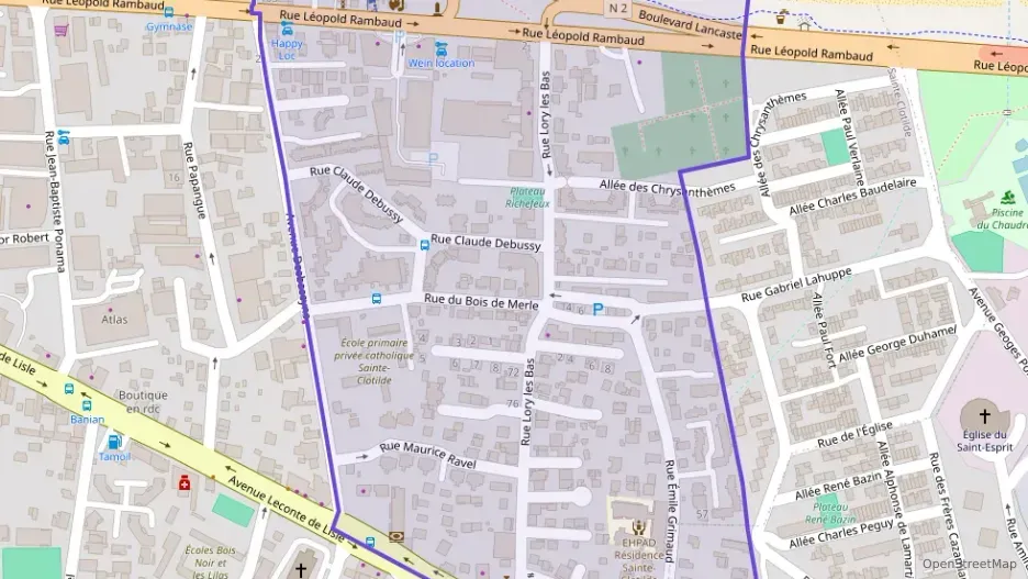 Appartement 78 m² trois pièces à vendre à Saint-Denis