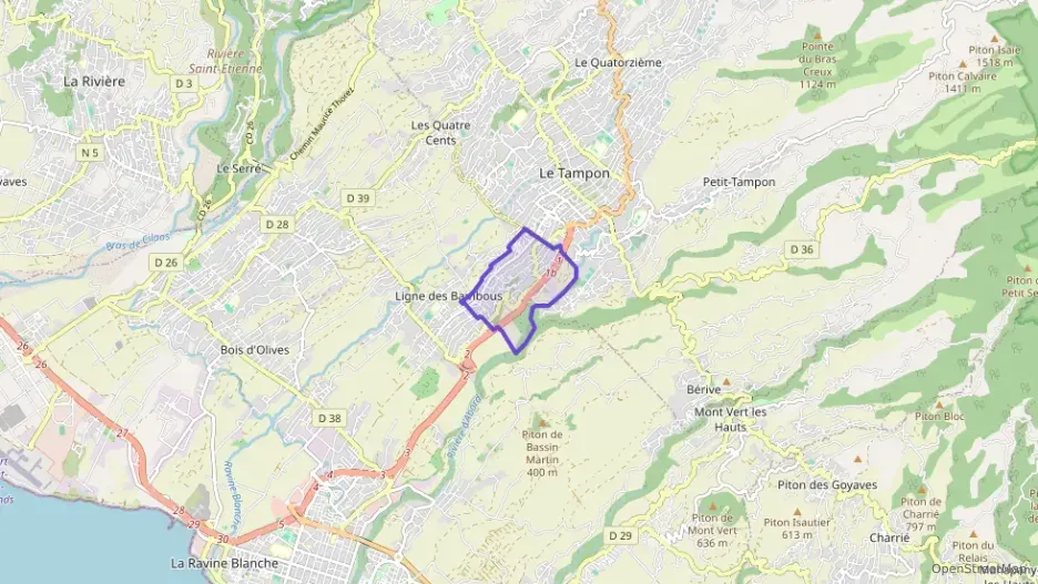 Appartement 65 m² trois pièces à vendre à Saint-Pierre