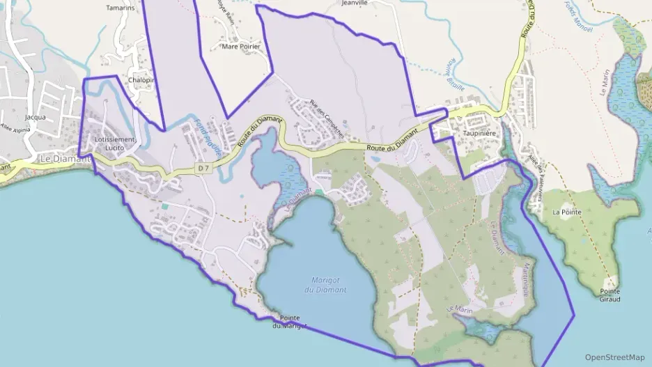 Appartement 56 m² trois pièces à vendre à Le Diamant Appartement 56 m² trois pièces à vendre à Le Diamant