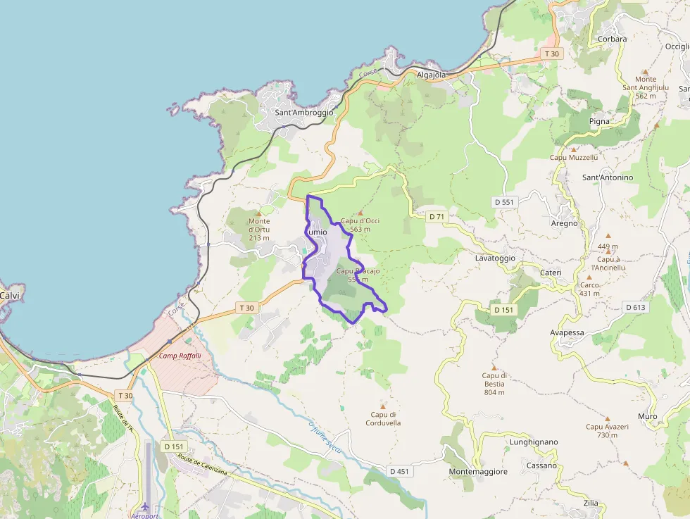 Appartement 46 m² une piece à vendre à Lumio