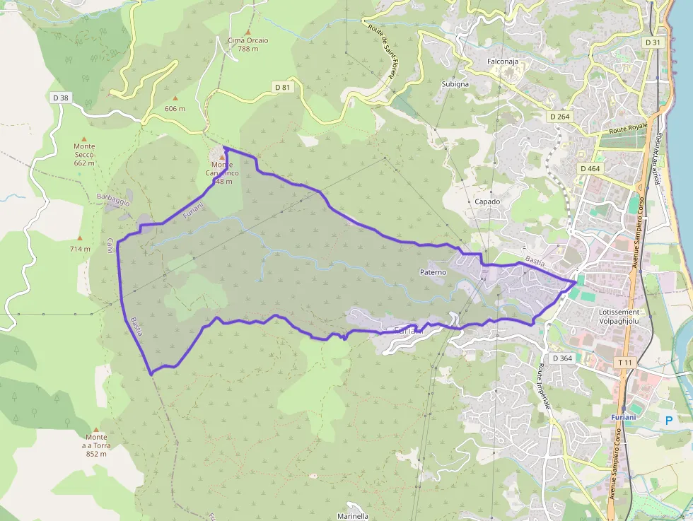 Appartement 92 m² cinq pièces à vendre à Furiani