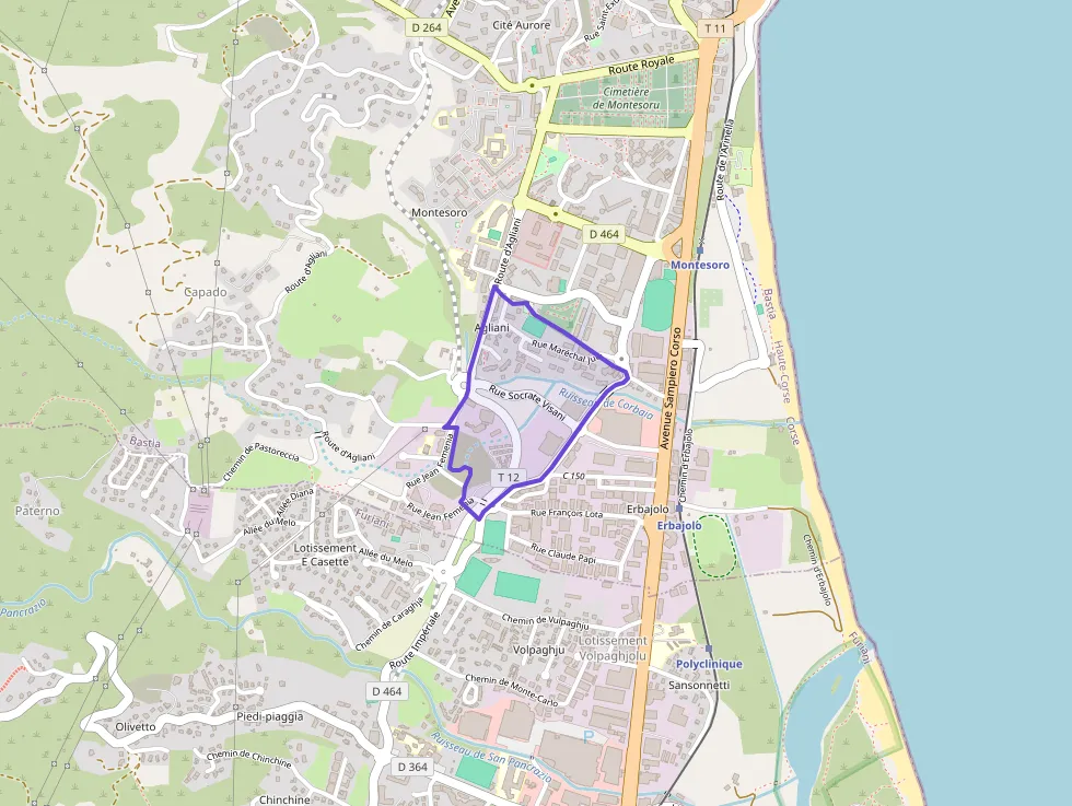 Appartement 48 m² deux pieces à vendre à Bastia