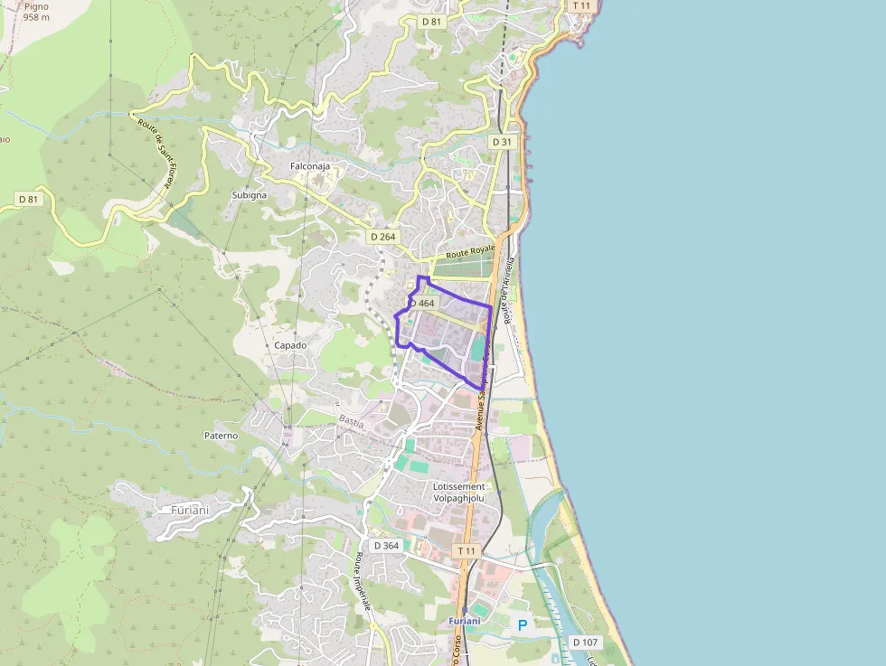 appartement de deux chambres 62 m² à vendre à Bastia