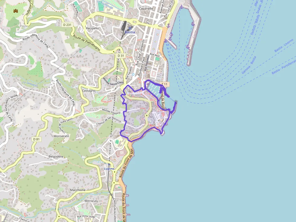 Appartement 73 m² trois pièces à vendre à Bastia