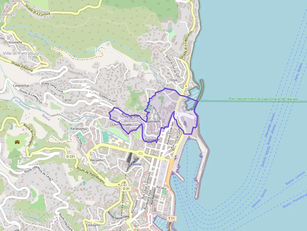 Appartement 45 m² trois pièces à vendre à Bastia Appartement 45 m² trois pièces à vendre à Bastia