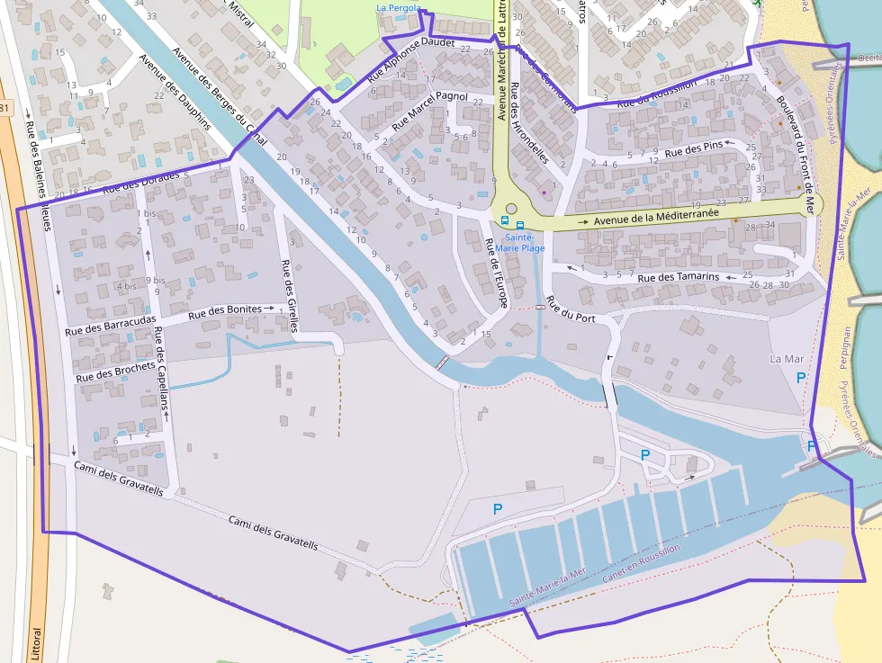 Appartement 55 m² trois pièces à vendre à Sainte-Marie-la-Mer