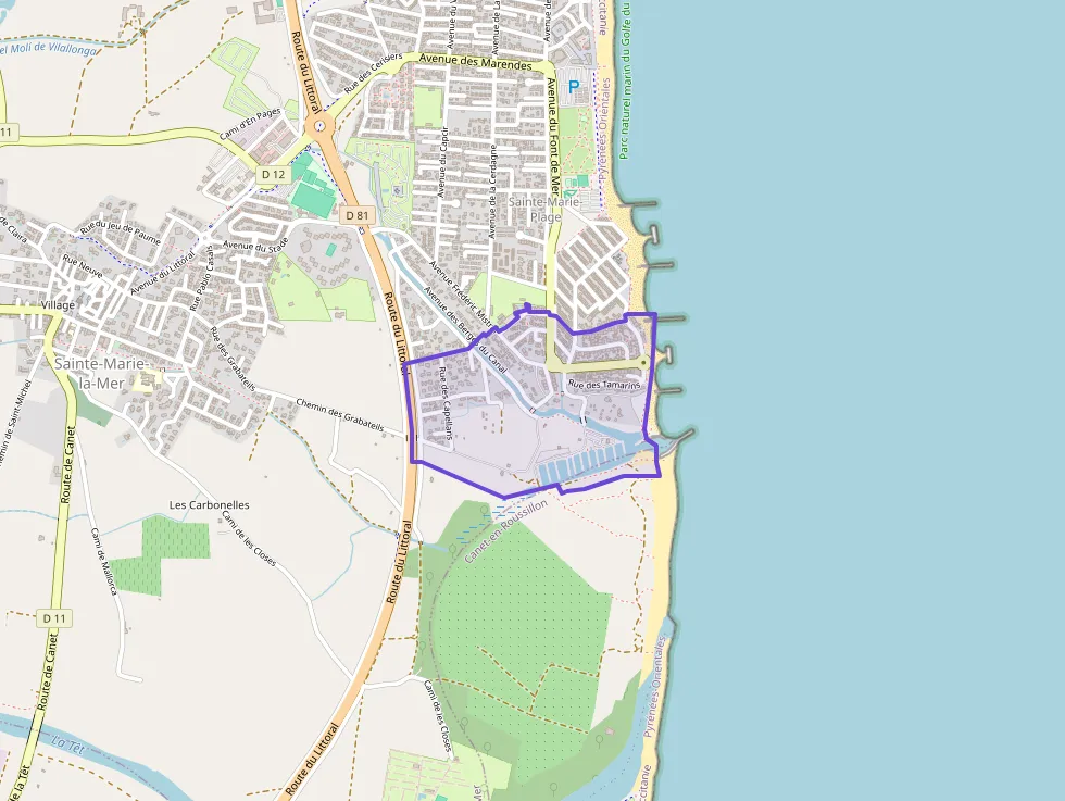 Appartement 55 m² trois pièces à vendre à Sainte-Marie-la-Mer