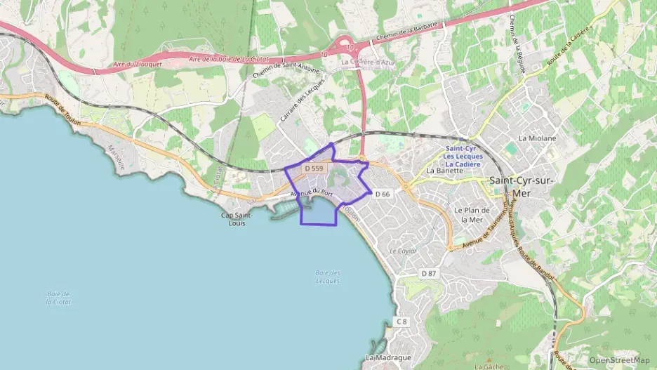 Appartement 21 m² une piece à vendre à Saint-Cyr-sur-Mer