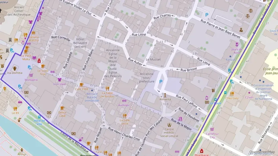 Appartement 64 m² trois pièces à vendre à Narbonne