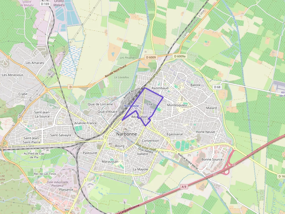 Appartement 87 m² quatre pièces à vendre à Narbonne