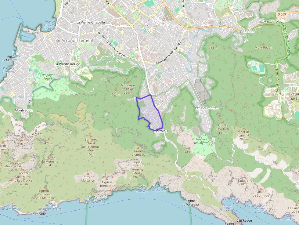 Appartement 90 m² trois pièces à vendre à Marseille 9e Arrondissement