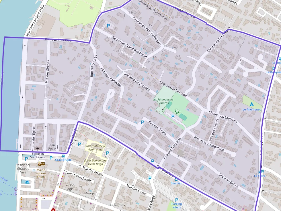 Appartement 63 m² quatre pièces à vendre à Agde