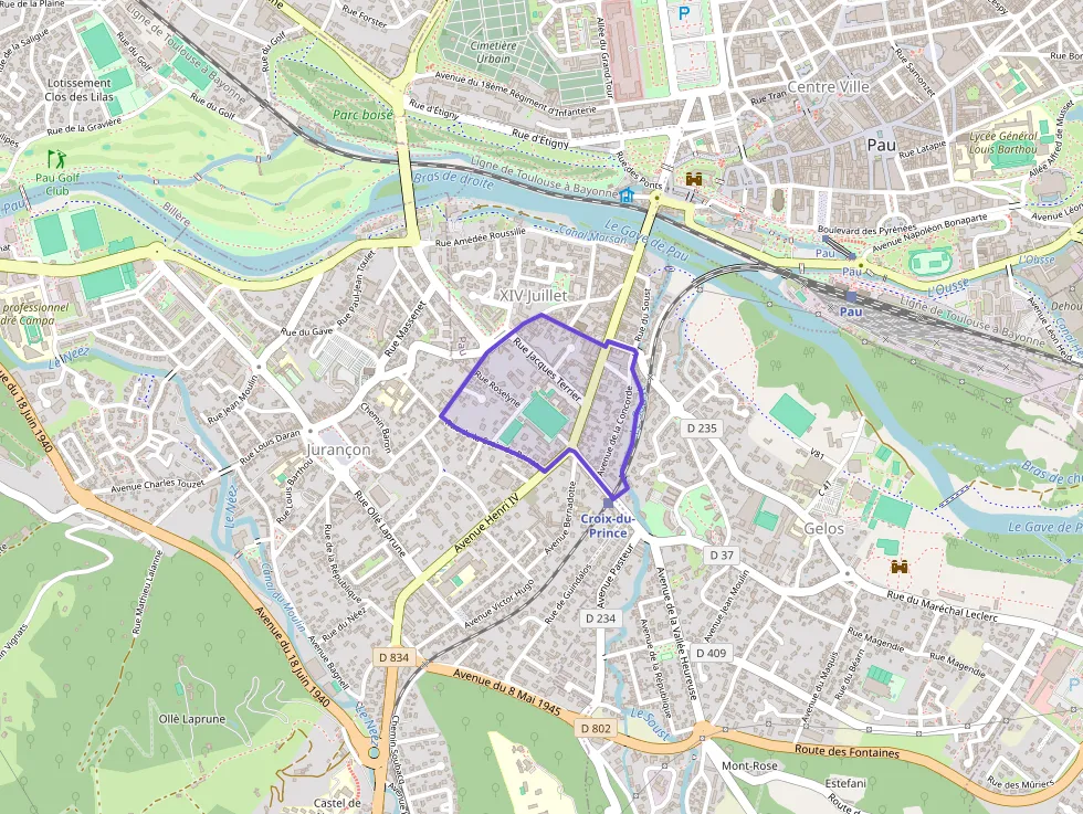 Appartement 28 m² une piece à vendre à Pau