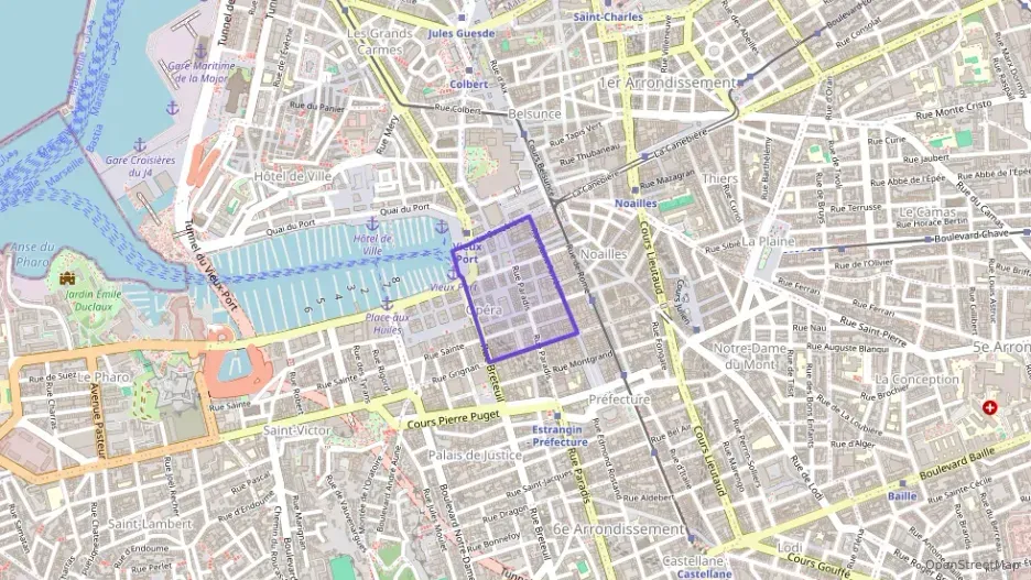 Appartement 38 m² deux pieces à vendre à Marseille 1er Arrondissement