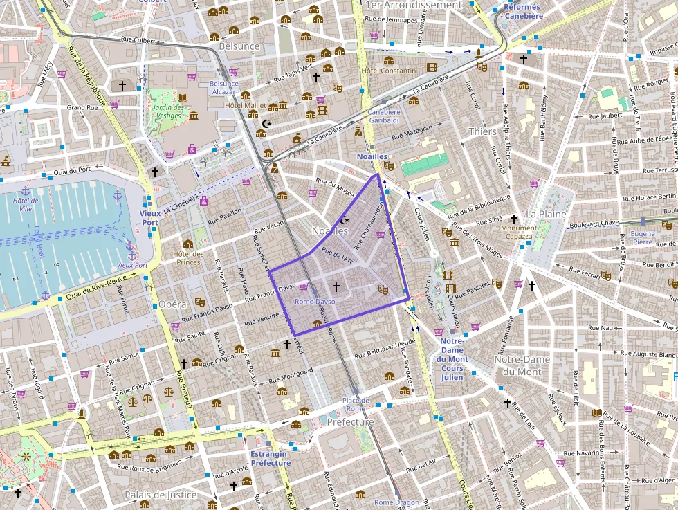 Appartement 60 m² deux pieces à vendre à Marseille 1er Arrondissement