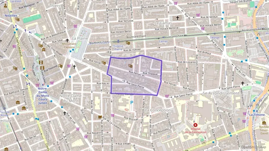 Appartement 30 m² deux pieces à vendre à Marseille 5e Arrondissement