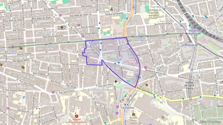 Appartement 44 m² deux pieces à vendre à Marseille 5e Arrondissement