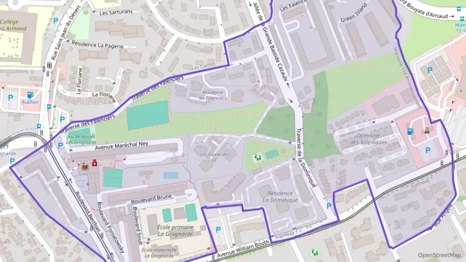 Appartement 59 m² trois pièces à vendre à Marseille 11e Arrondissement