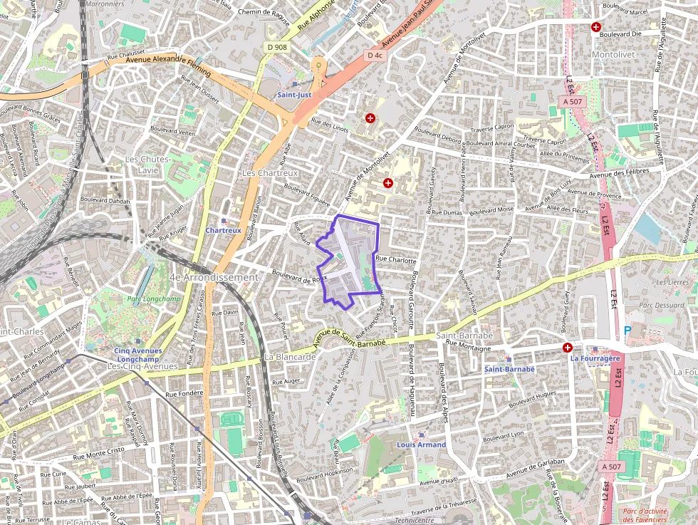 Appartement 44 m² deux pieces à vendre à Marseille 4e Arrondissement