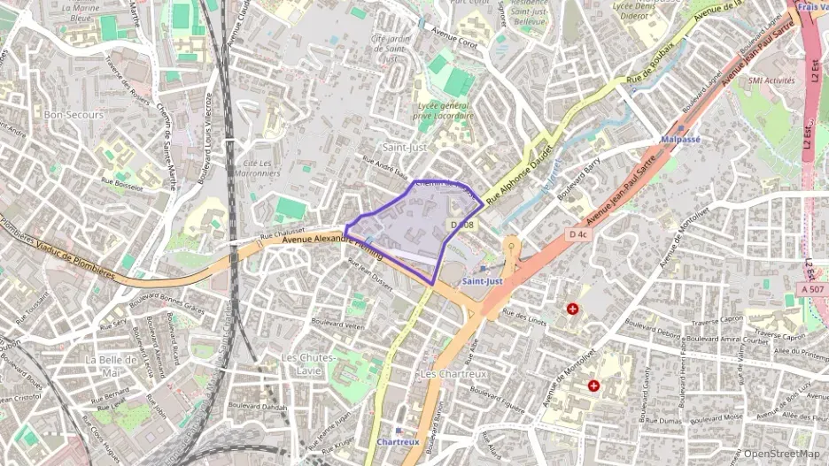 Appartement 61 m² trois pièces à vendre à Marseille 13e Arrondissement