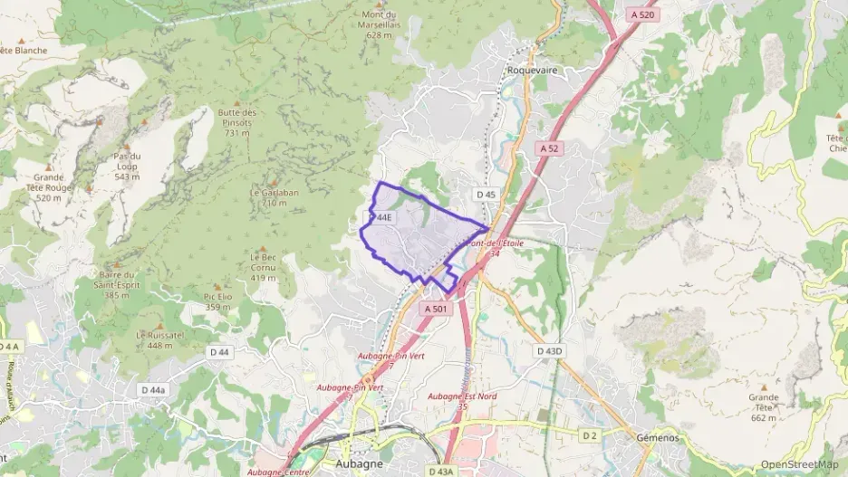 Appartement 48 m² deux pieces à vendre à Aubagne