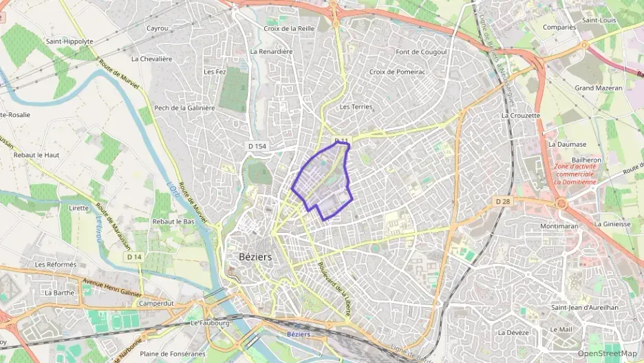 Appartement 65 m² trois pièces à vendre à Béziers