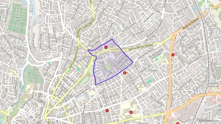 Appartement 43 m² deux pieces à vendre à Béziers