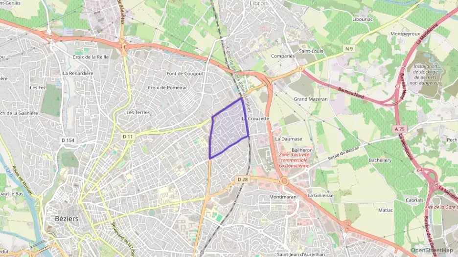 Appartement 65 m² trois pièces à vendre à Béziers